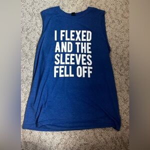 Funny workout tank top